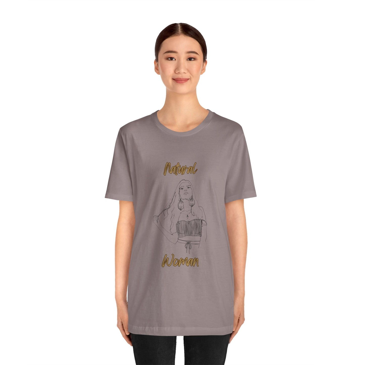 Natural Woman Thinking (BL) Short Sleeve T-Shirt