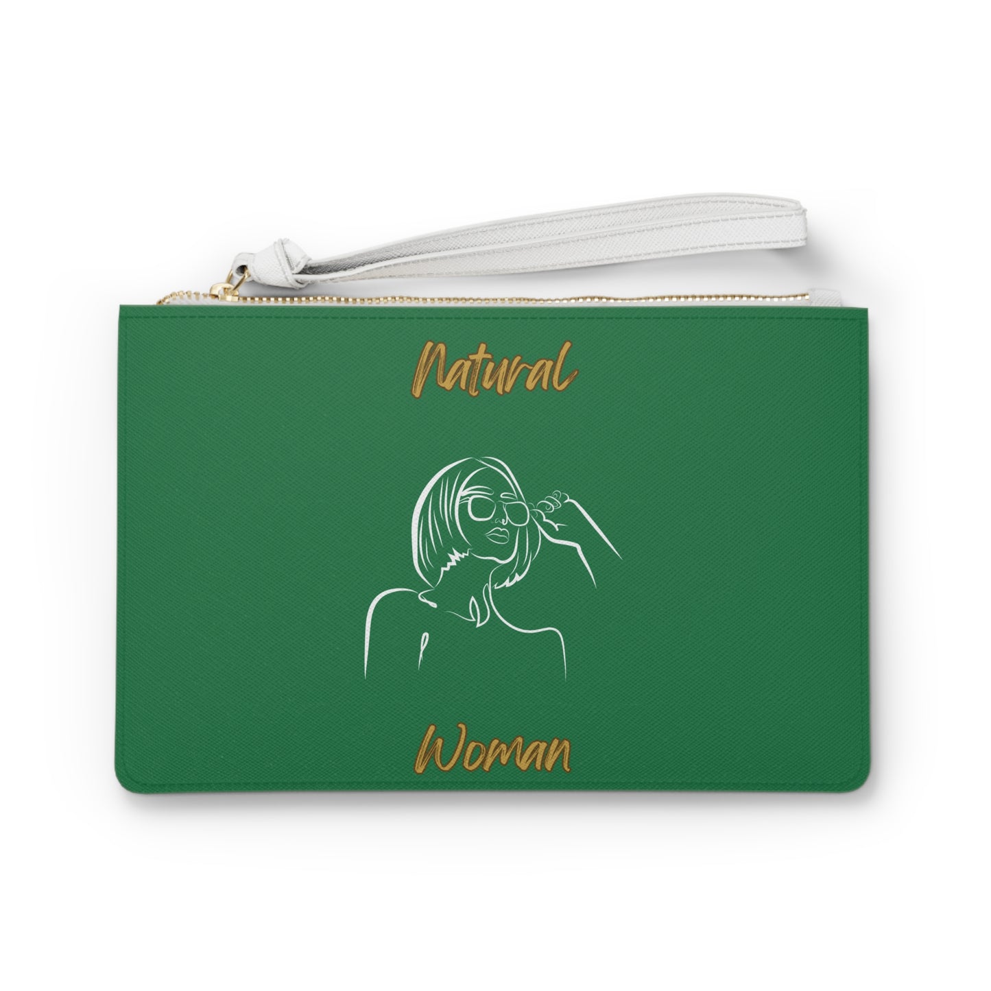 Natural Woman Bright Future (WL) Clutch Bag DARK GREEN