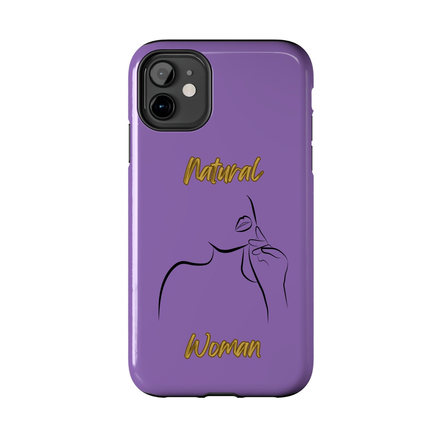 Natural Woman Chin Up (BL)Tough Phone Cases LIGHT PURPLE