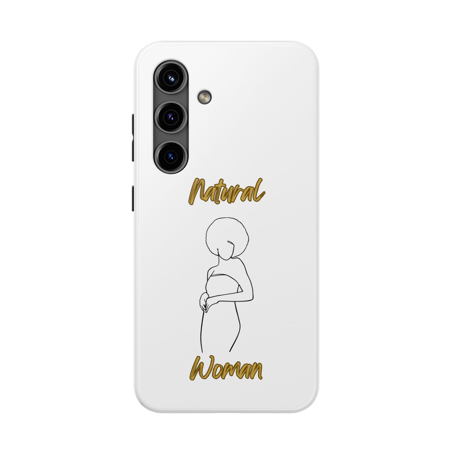 Natural Woman Sho Nuff (BL)Tough Phone Cases WHITE