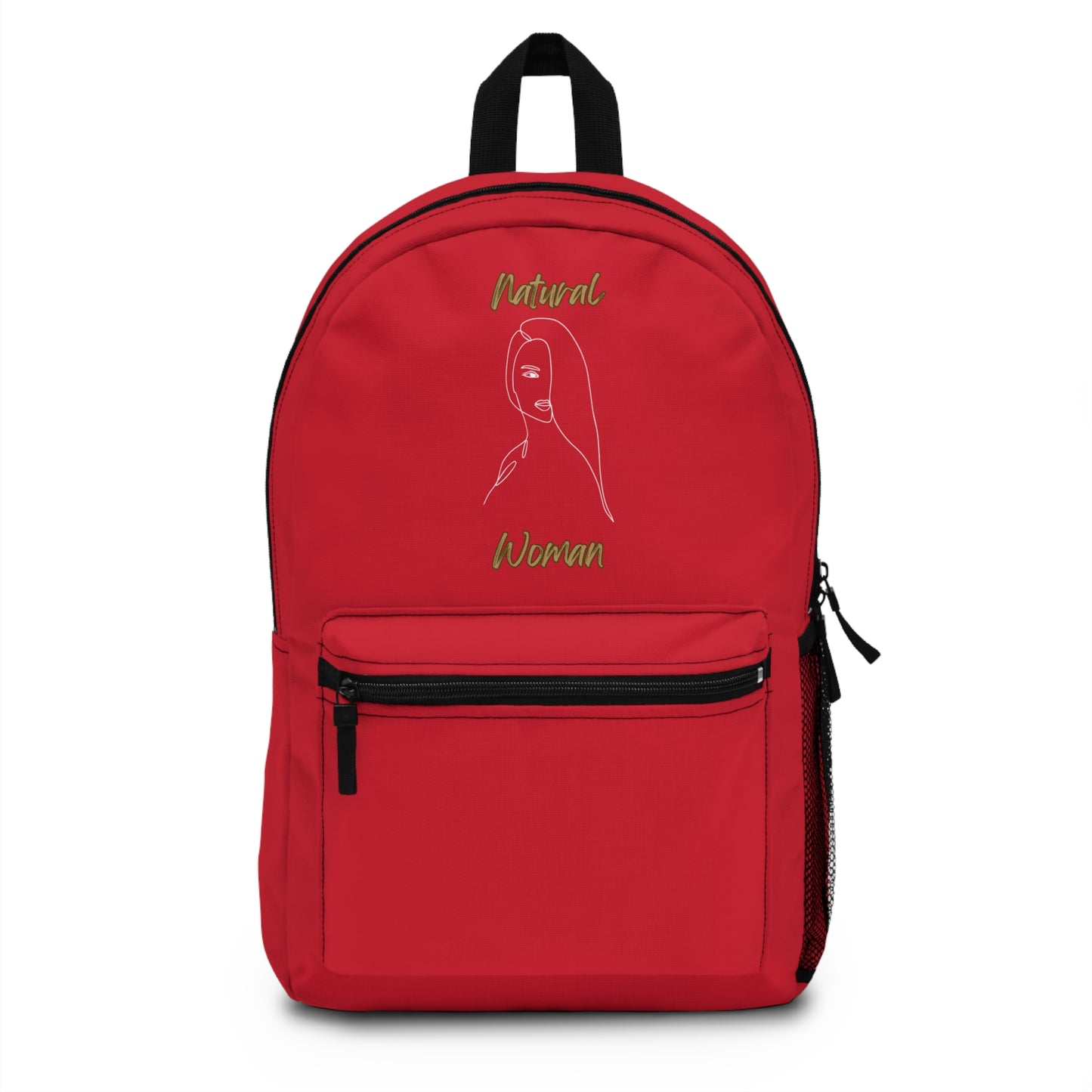 Natural Woman Covered Eye (WL) Backpack DARK RED