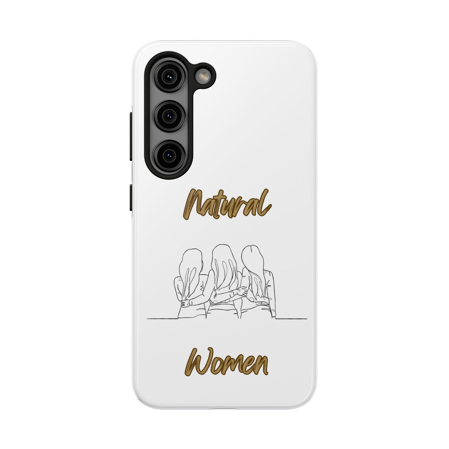 Natural Woman Loving Friends (BL)Tough Phone Cases WHITE