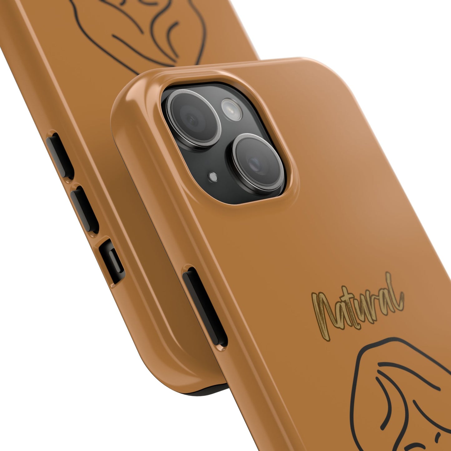 Natural Woman Modest (BL)Tough Phone Cases LIGHT BROWN