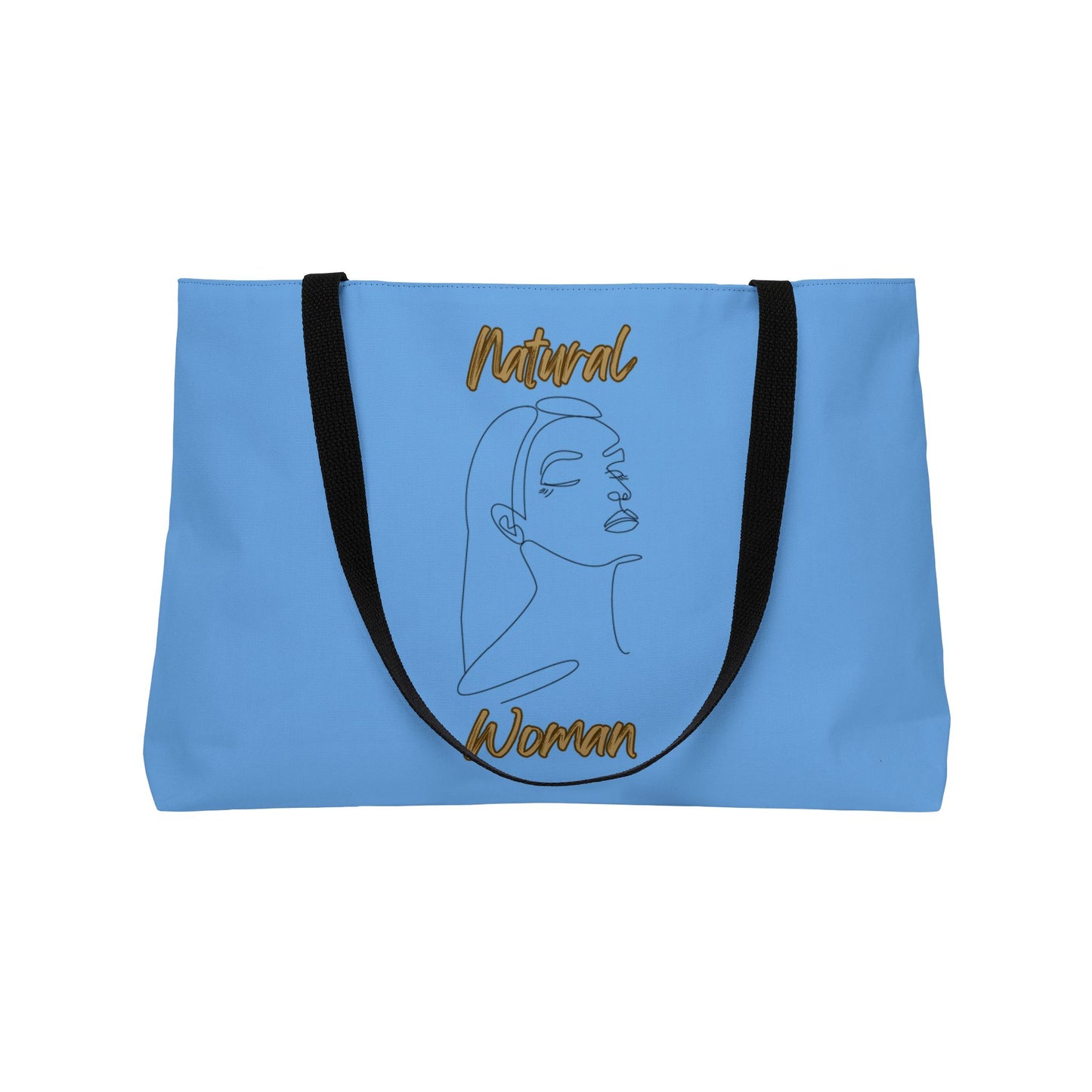Natural Woman Calm (BL) Weekender Tote Bag LIGHT BLUE