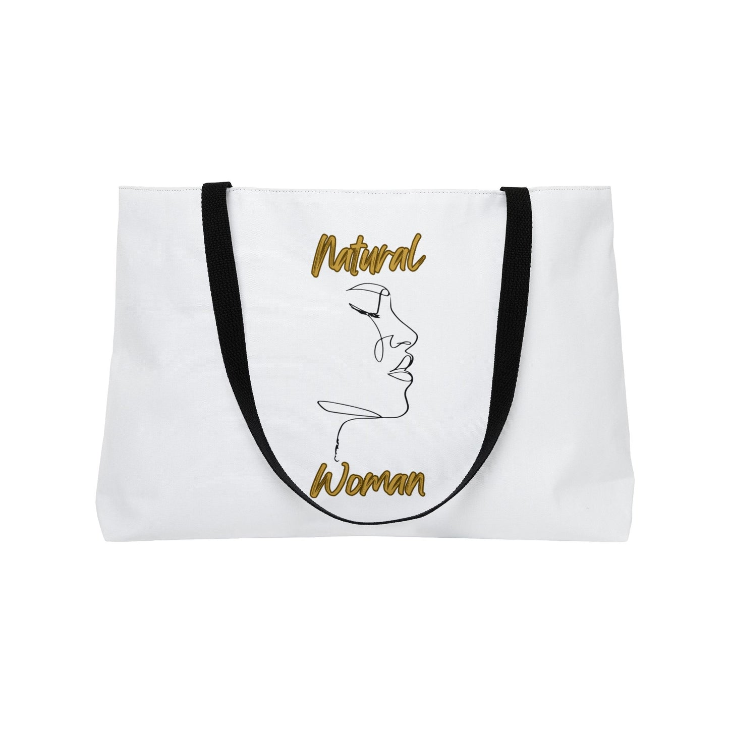 Natural Woman Timeless (BL) Weekender Tote Bag WHITE