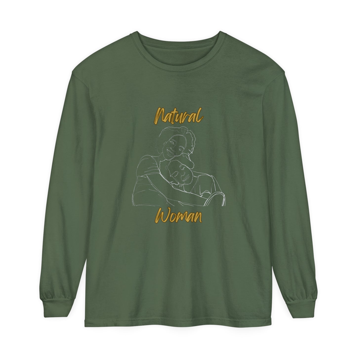 Natural Woman Loving Embrace (WL) Long Sleeve T-Shirt