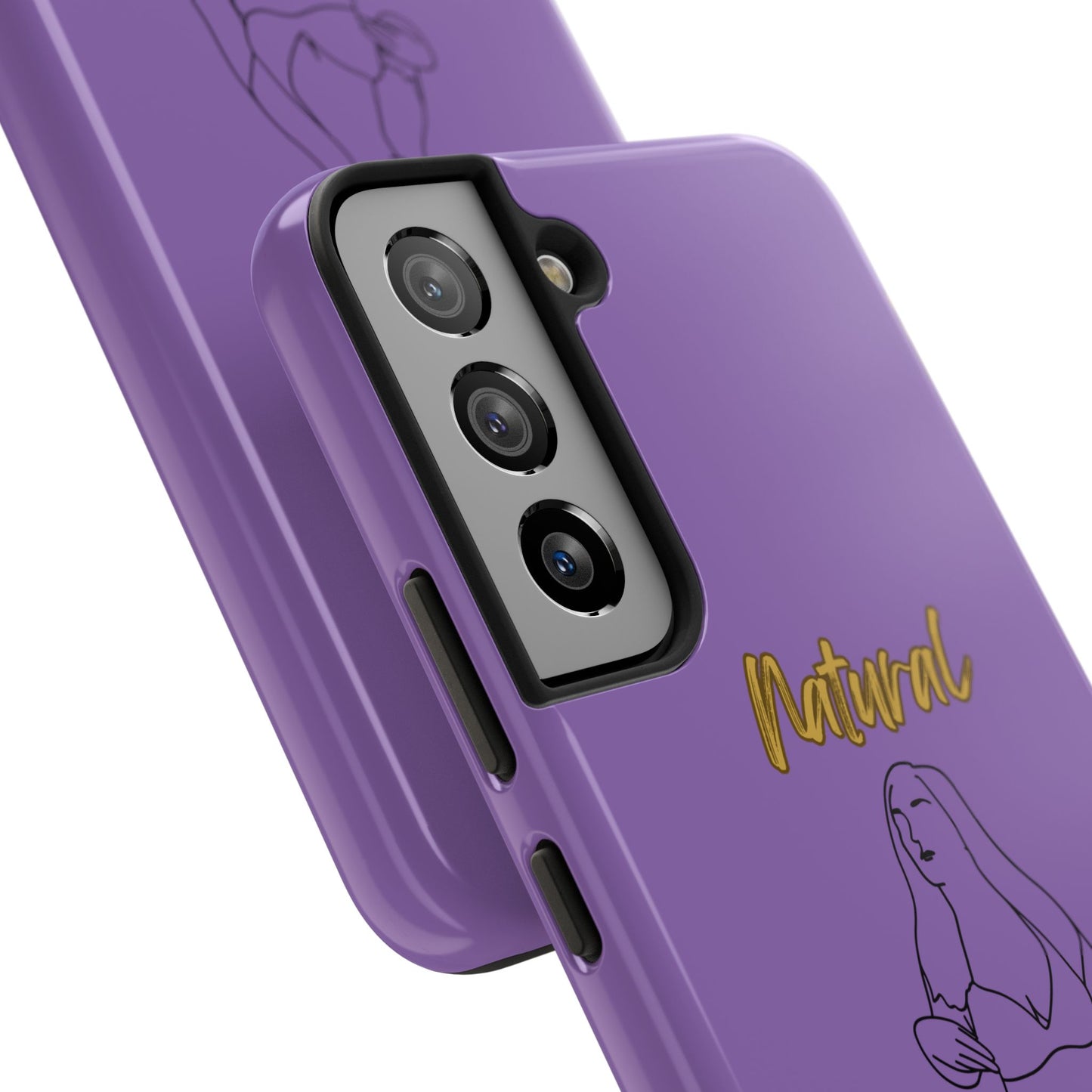 Natural Woman Full Beauty (BL)Tough Phone Cases LIGHT PURPLE