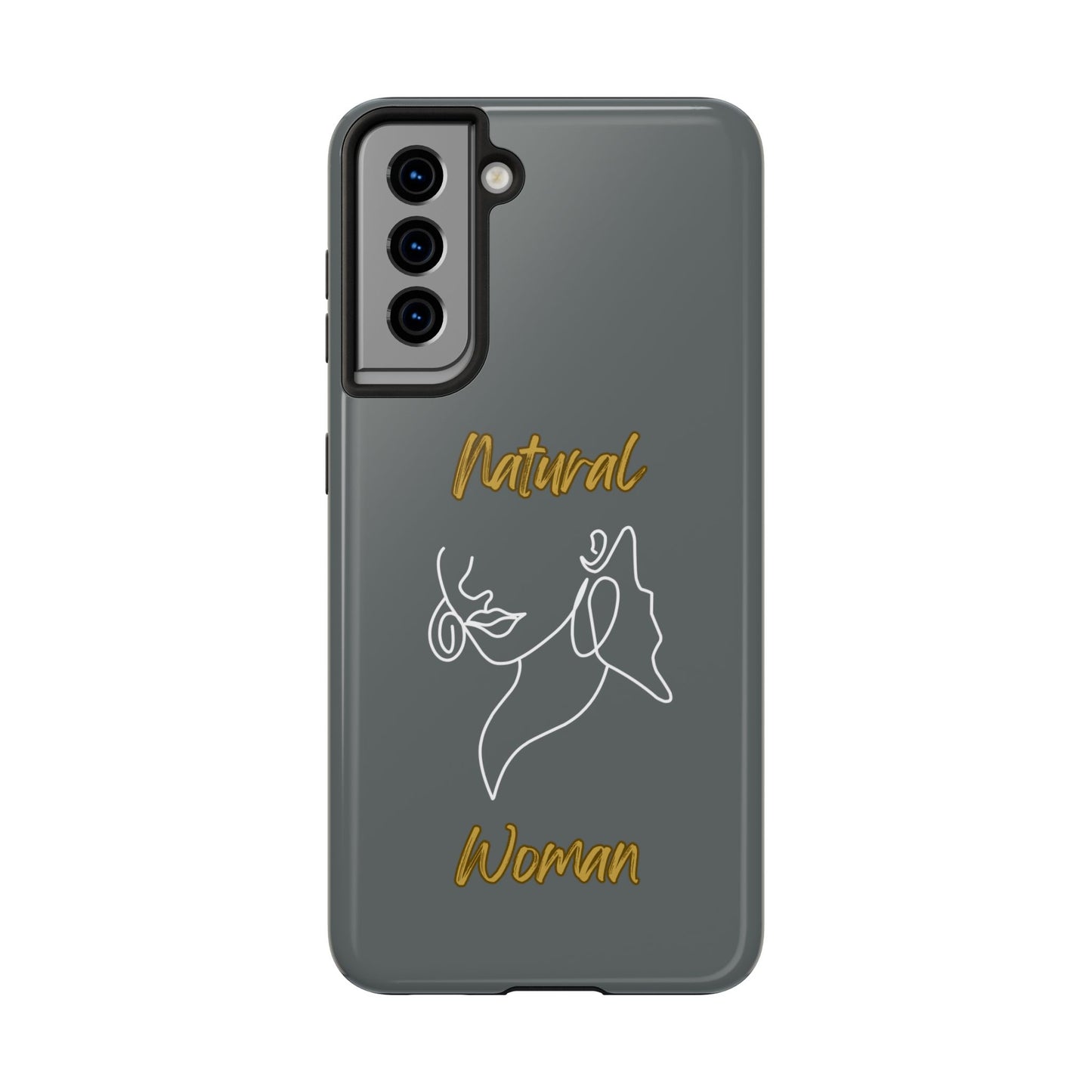 Natural Woman Lips (WL)Tough Phone Cases DARK GREY