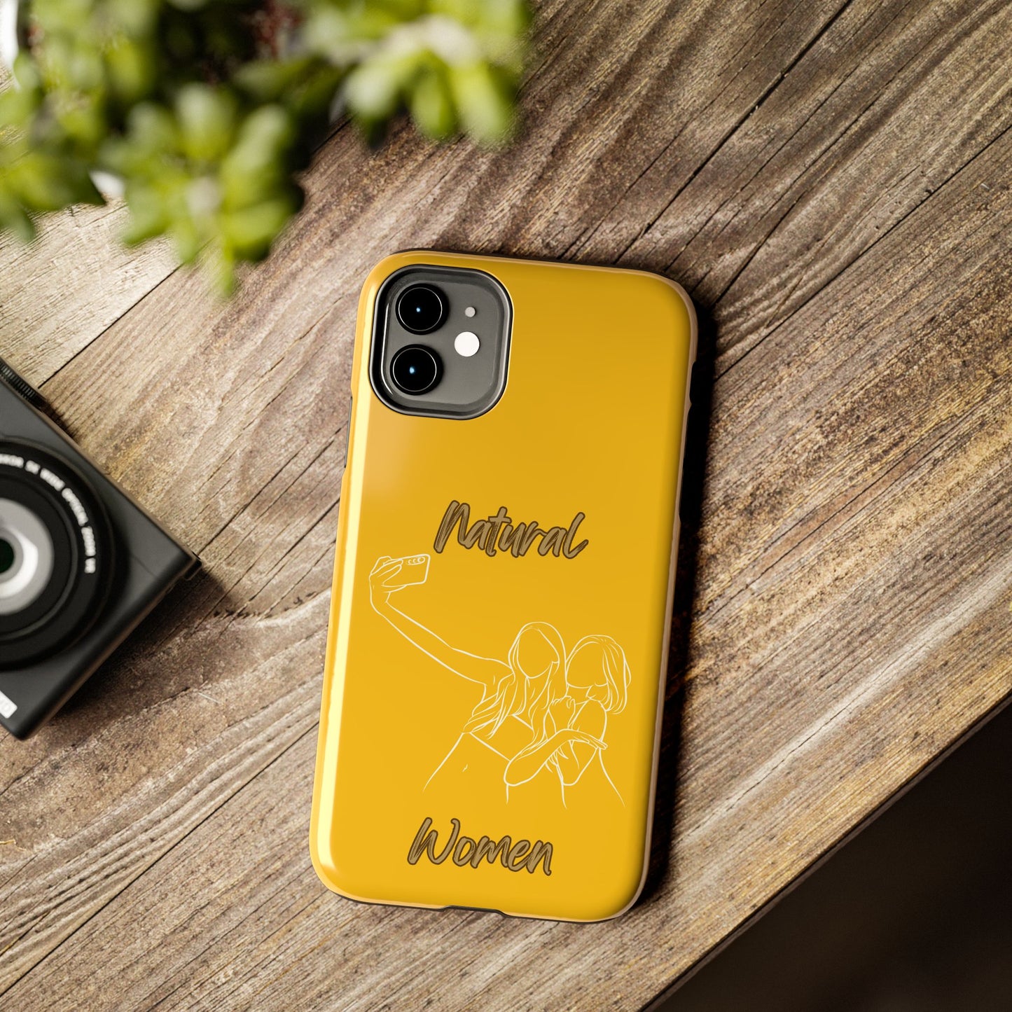 Natural Woman Friends Selfie (WL)Tough Phone Cases YELLOW