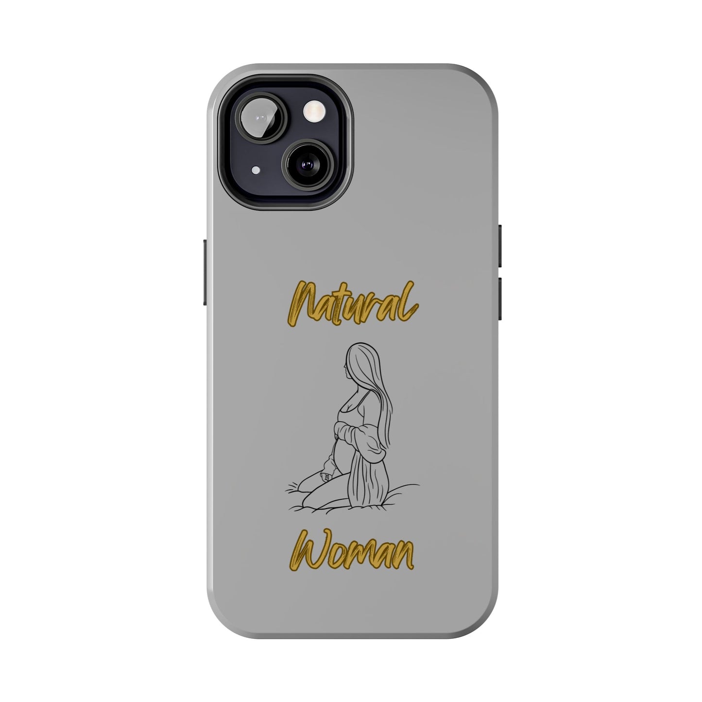 Natural Woman Expecting (BL)Tough Phone Cases LIGHT GREY