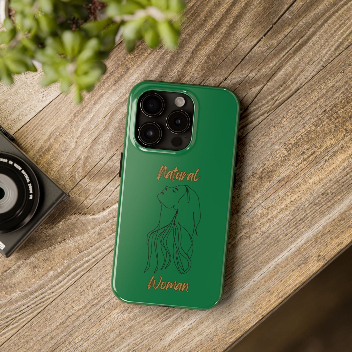 Natural Woman Appreciation (BL) Tough Phone Cases DARK GREEN