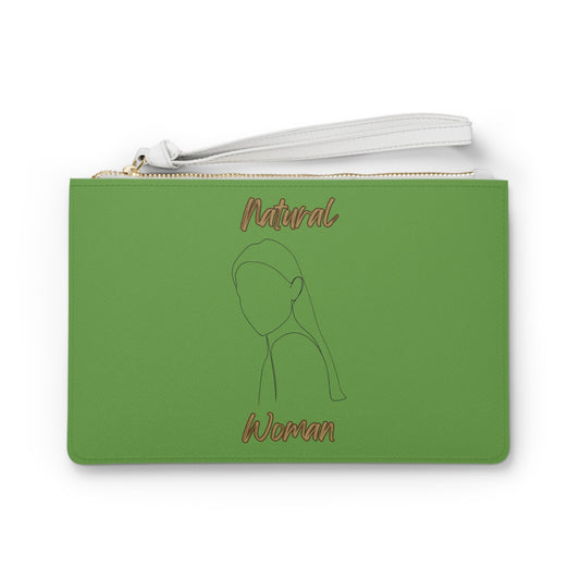 Natural Woman Tilted Look (BL) Clutch Bag GREEN