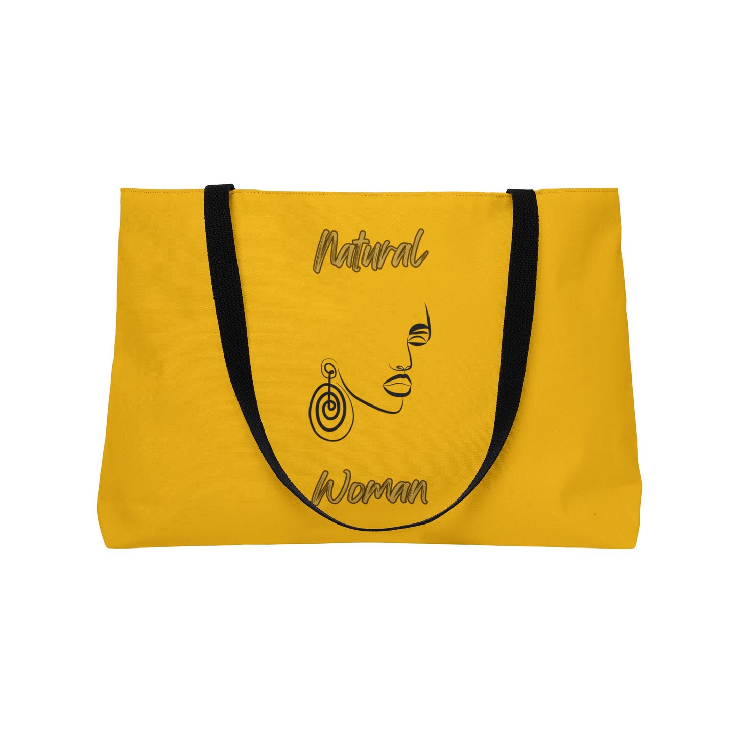 Natural Woman Music In My Soul (BL) Weekender Tote Bag YELLOW