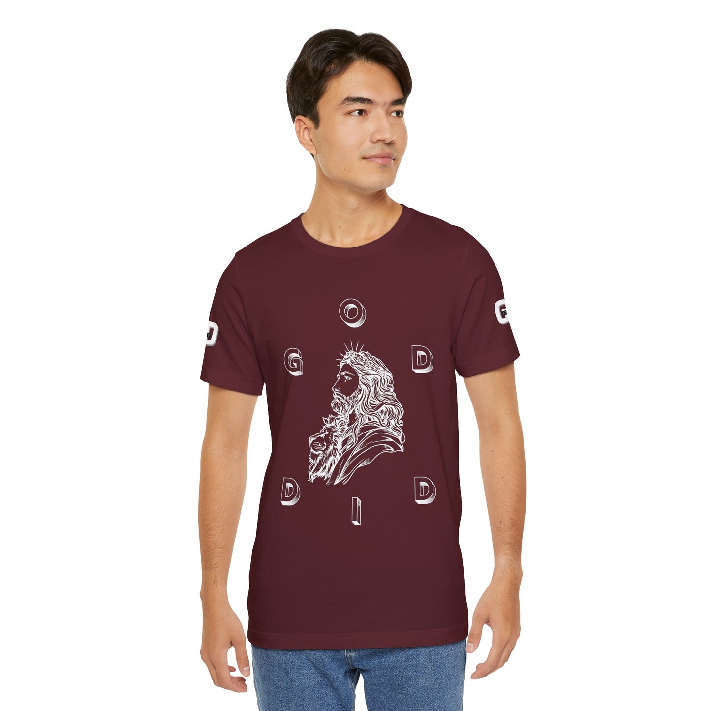 "GOD DID"  (WL) Jesus/Lion Profile