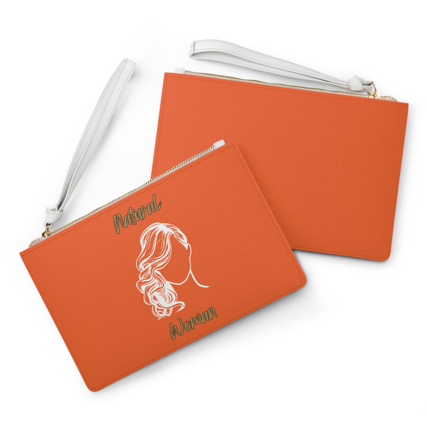 Natural Woman Long Curl (WL) Clutch Bag ORANGE