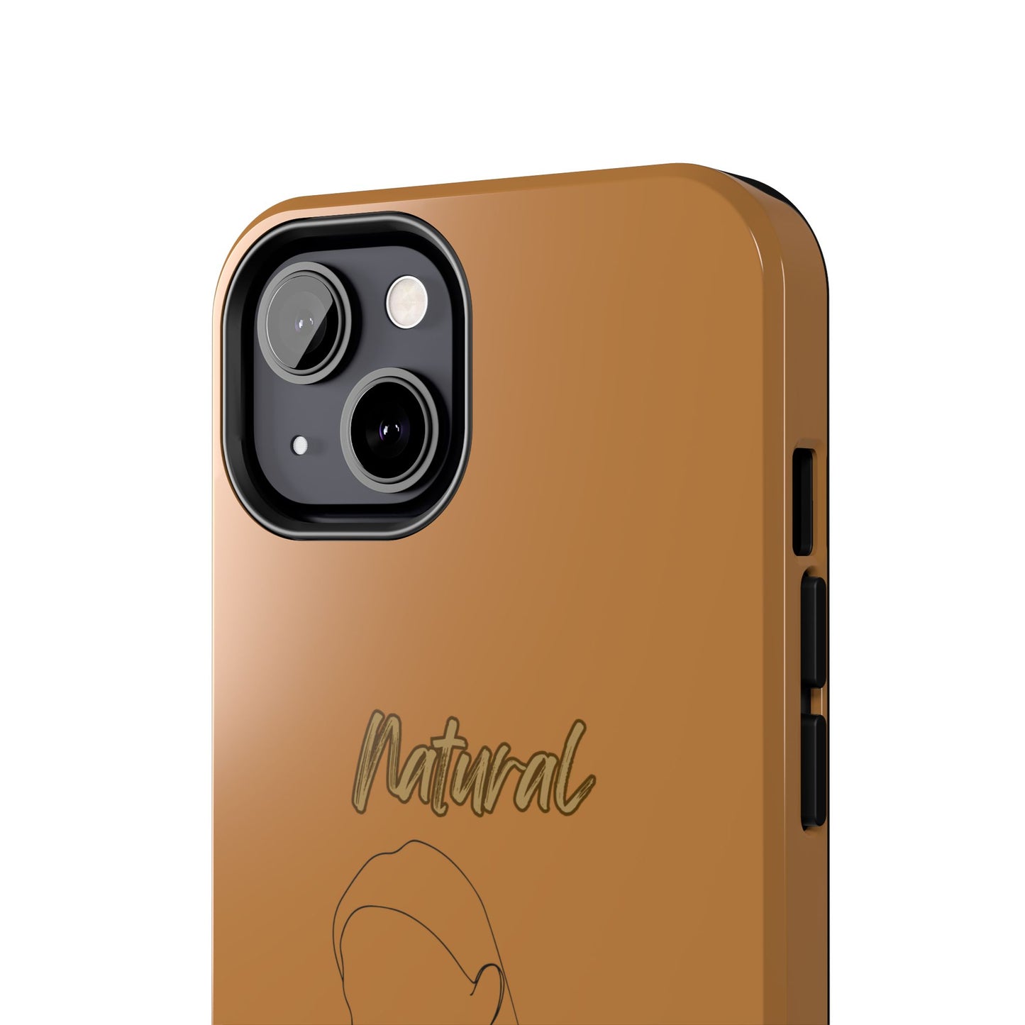 Natural Woman Tilted Look (BL) Tough Phone Cases LIGHT BROWN