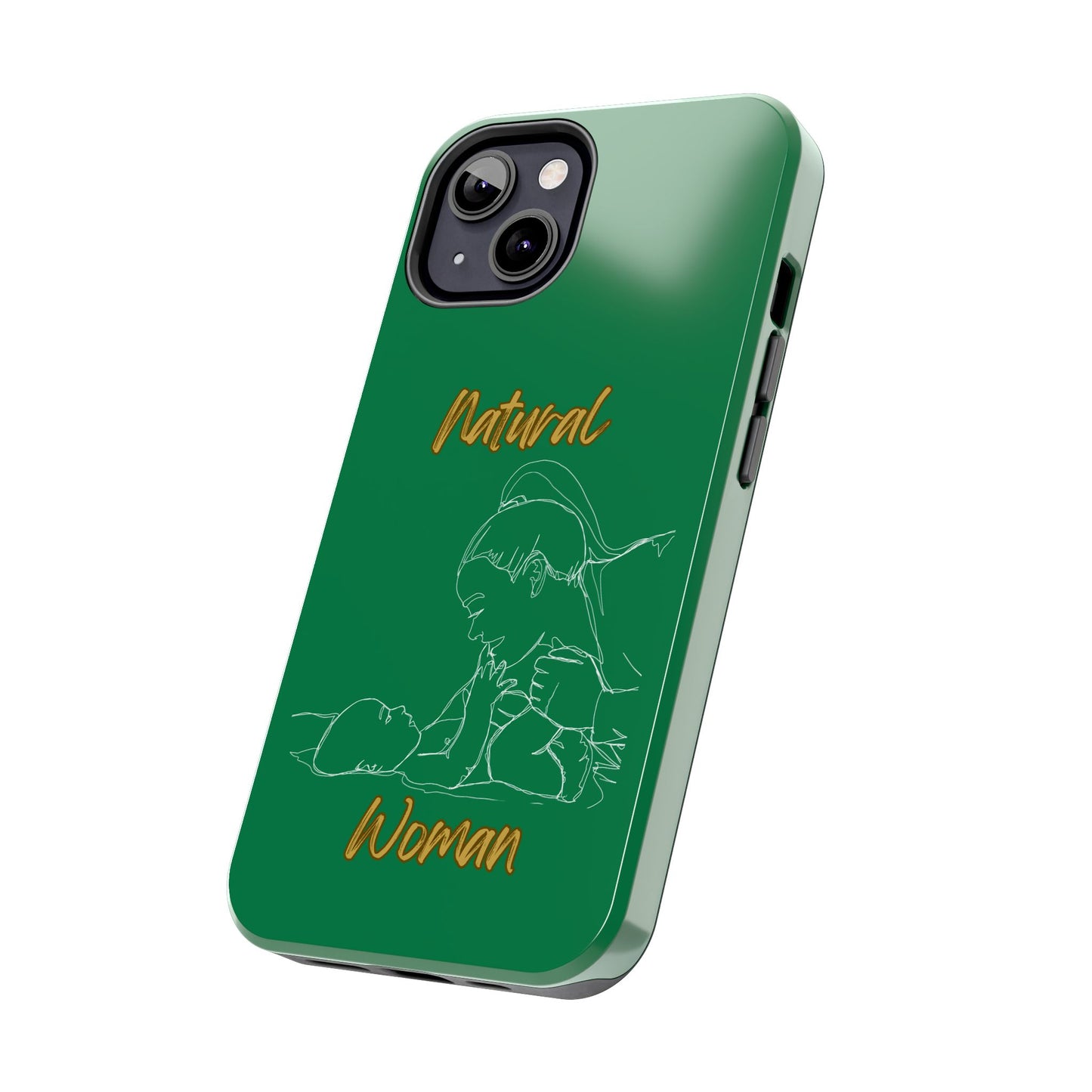 Natural Woman New Life (WL)Tough Phone Cases DARK GREEN