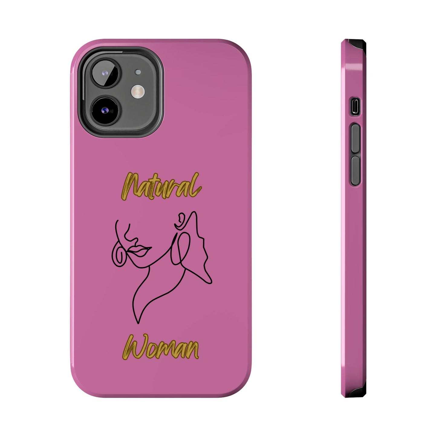 Natural Woman Lips (BL)Tough Phone Cases LIGHT PINK