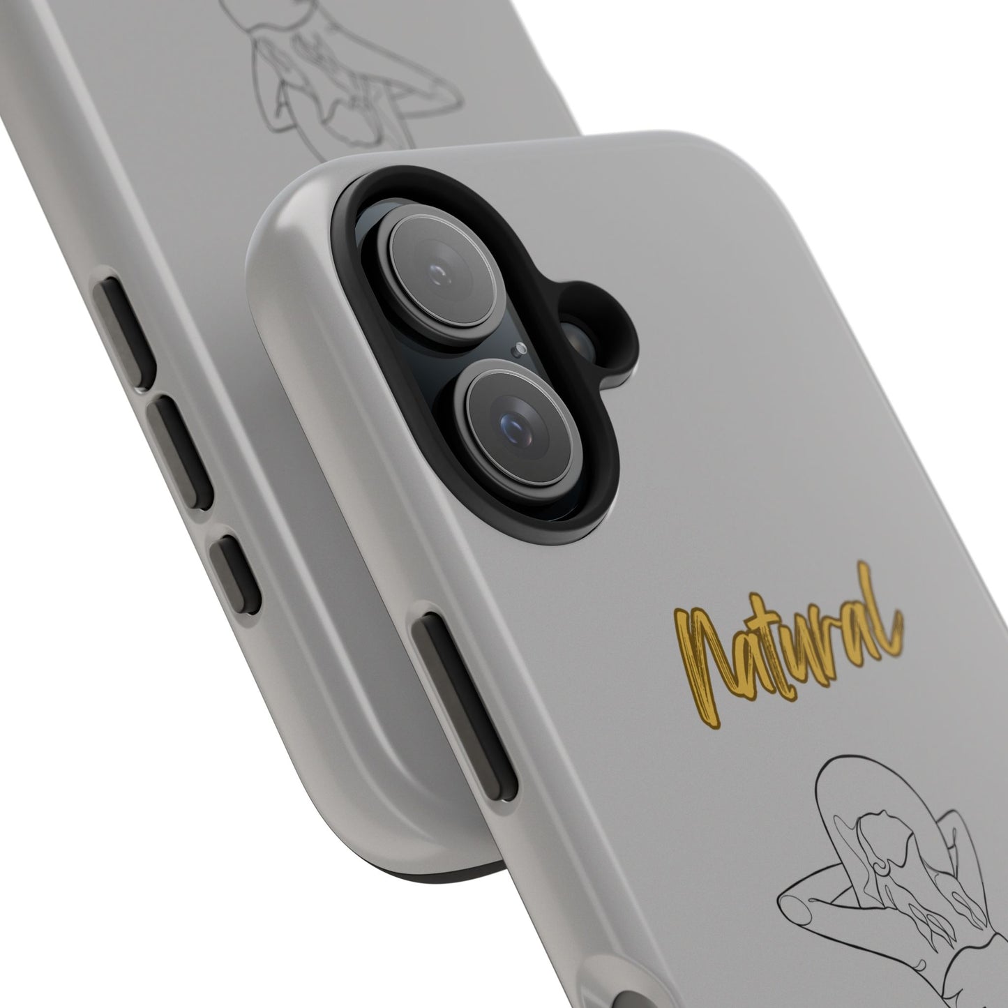 Natural Woman Sun Fun (BL)Tough Phone Cases LIGHT GREY