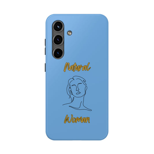 Natural Woman Hello (BL)Tough Phone Cases LIGHT BLUE