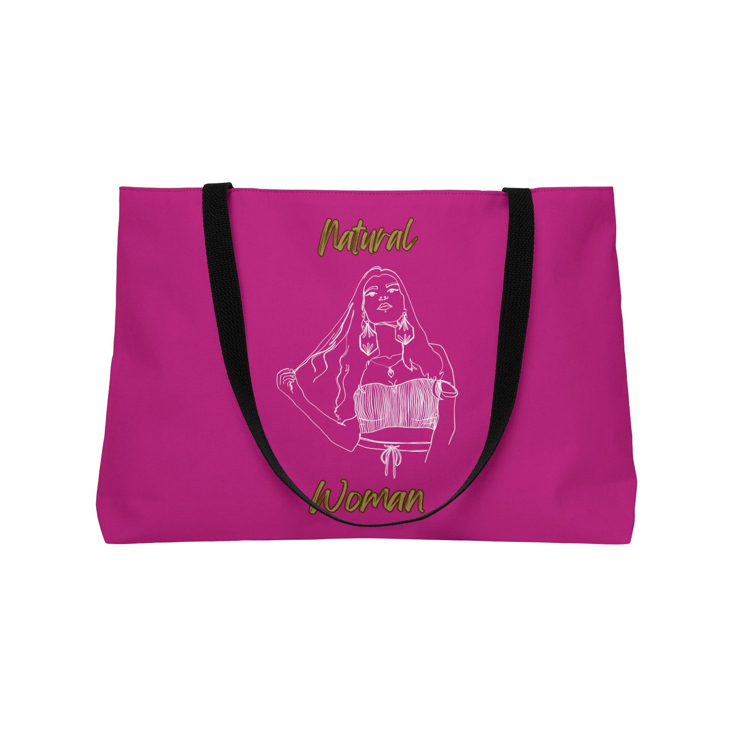 Natural Woman Thinking (WL) Weekender Tote Bag PINK
