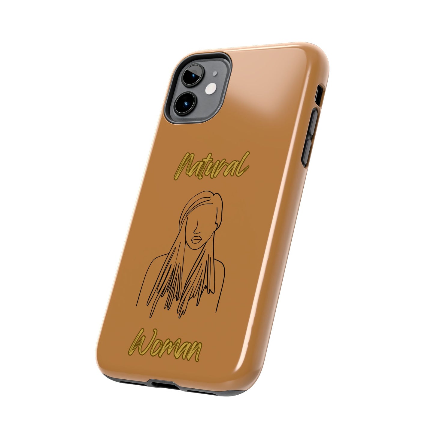Natural Woman Content (BL)Tough Phone Cases LIGHT BROWN