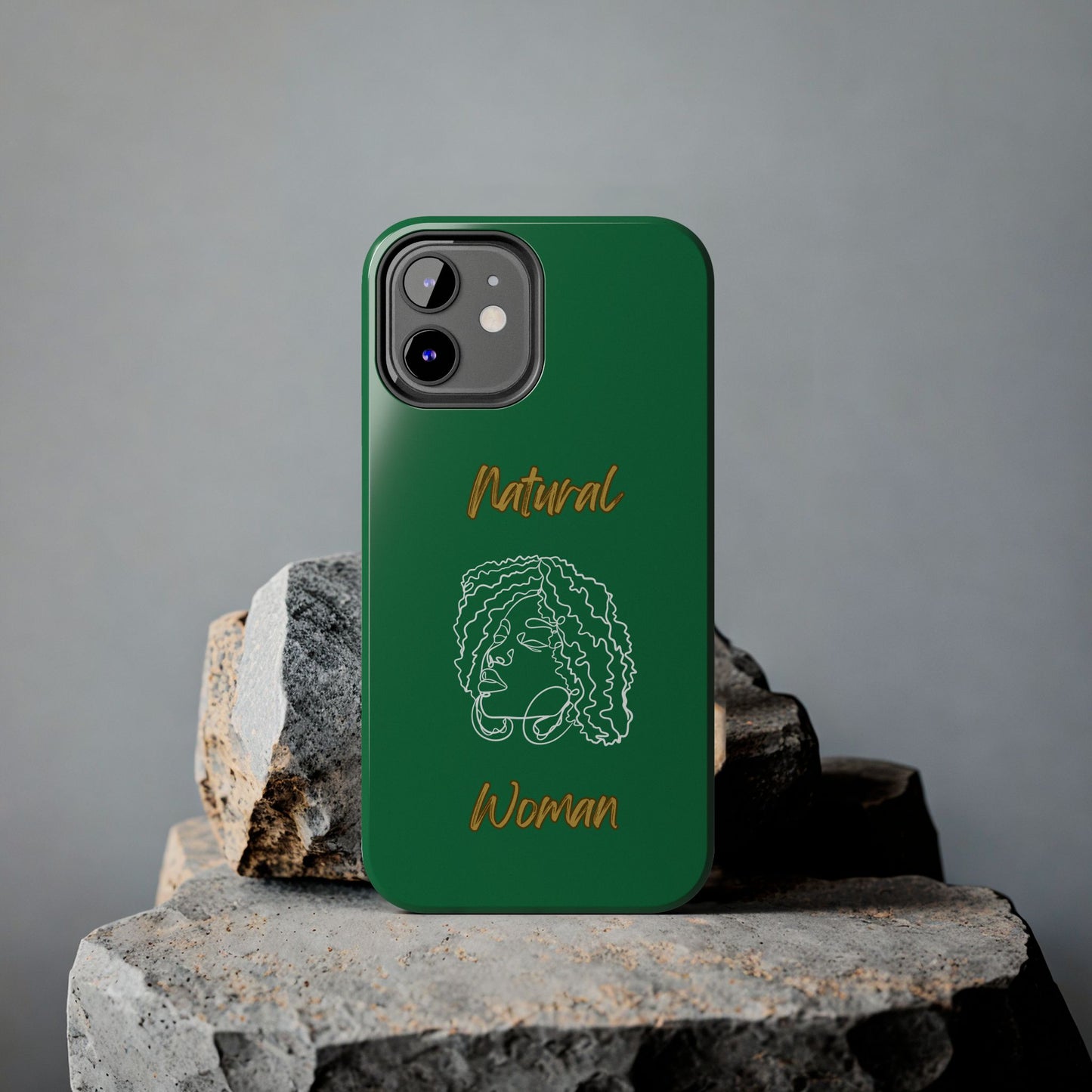 Natural Woman Naturally Me (WL)Tough Phone Cases DARK GREEN