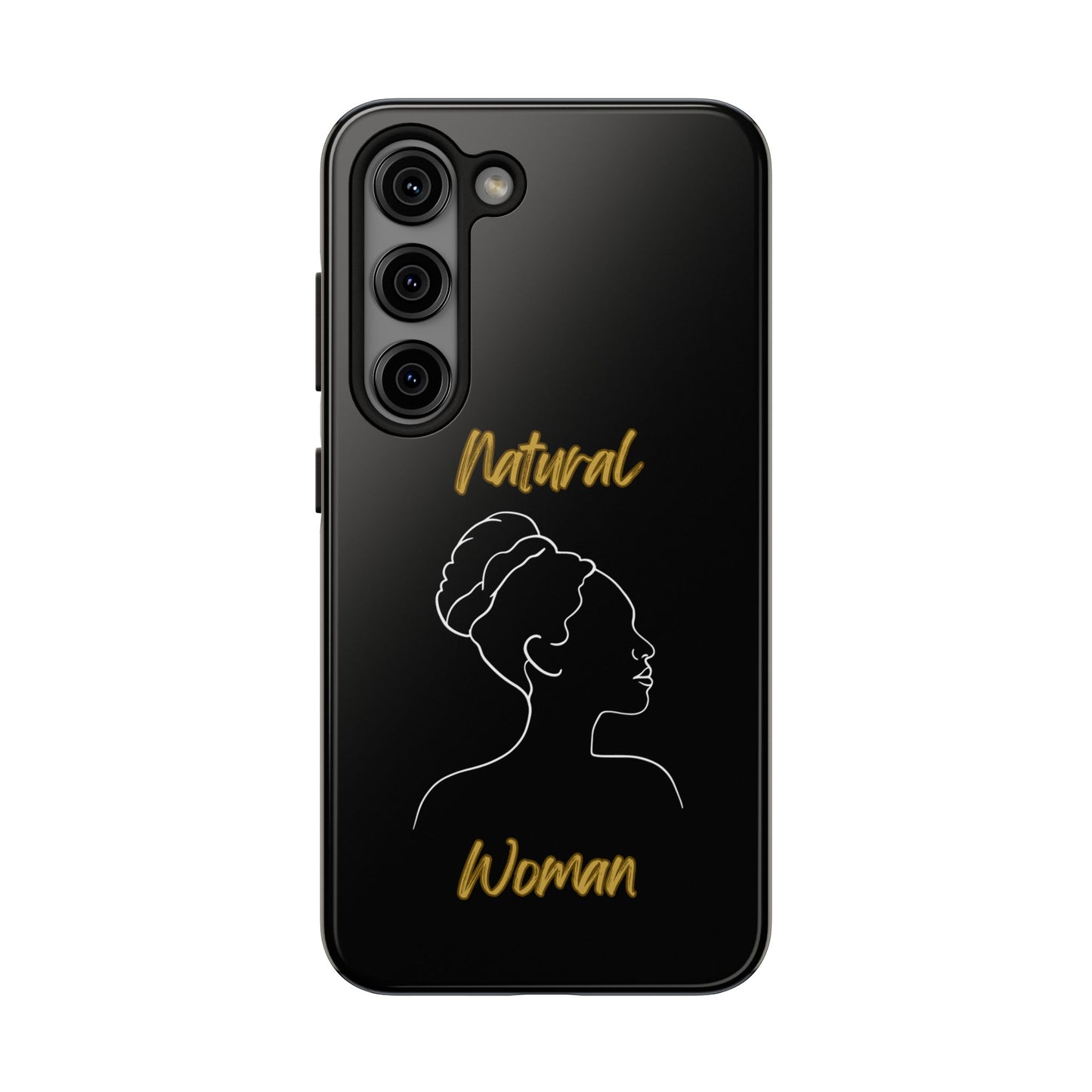 Natural Woman Mixed (WL)Tough Phone Cases BLACK