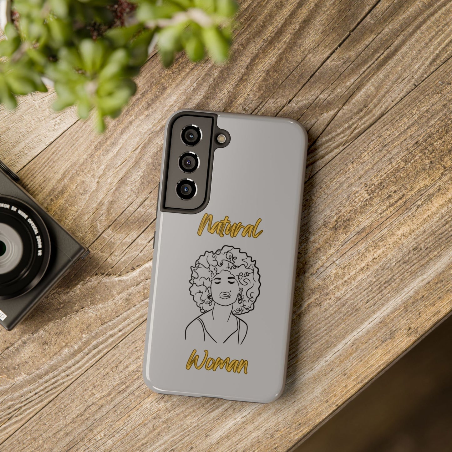 Natural Woman All About Me (BL)Tough Phone Cases LIGHT GREY