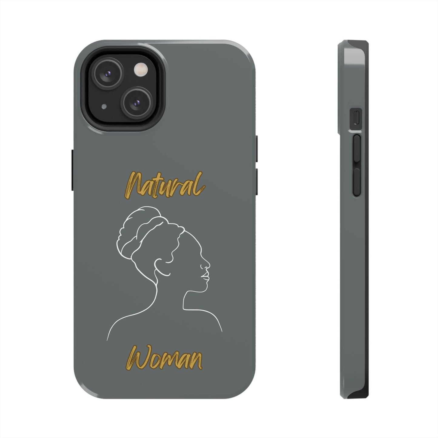 Natural Woman Mixed (WL)Tough Phone Cases DARK GREY