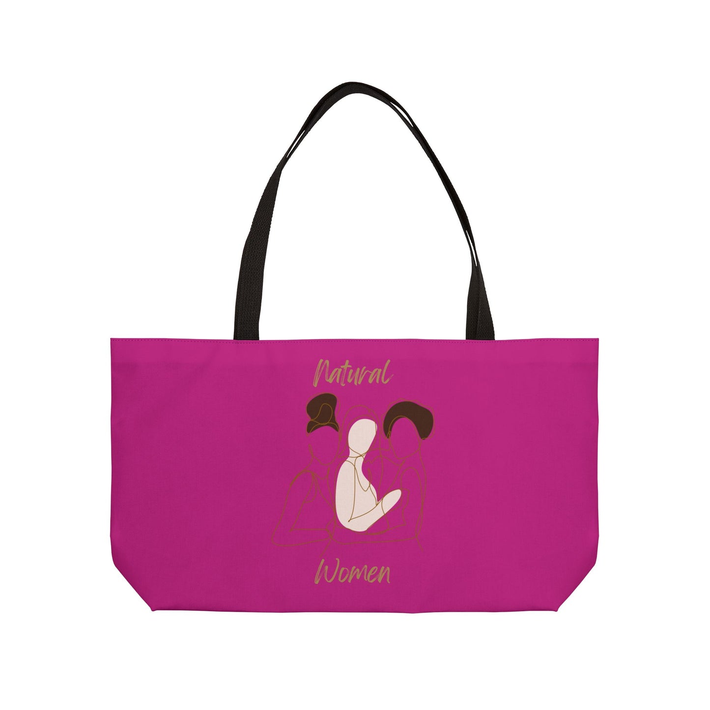 Natural Women Friends (BL) Weekender Tote Bag PINK