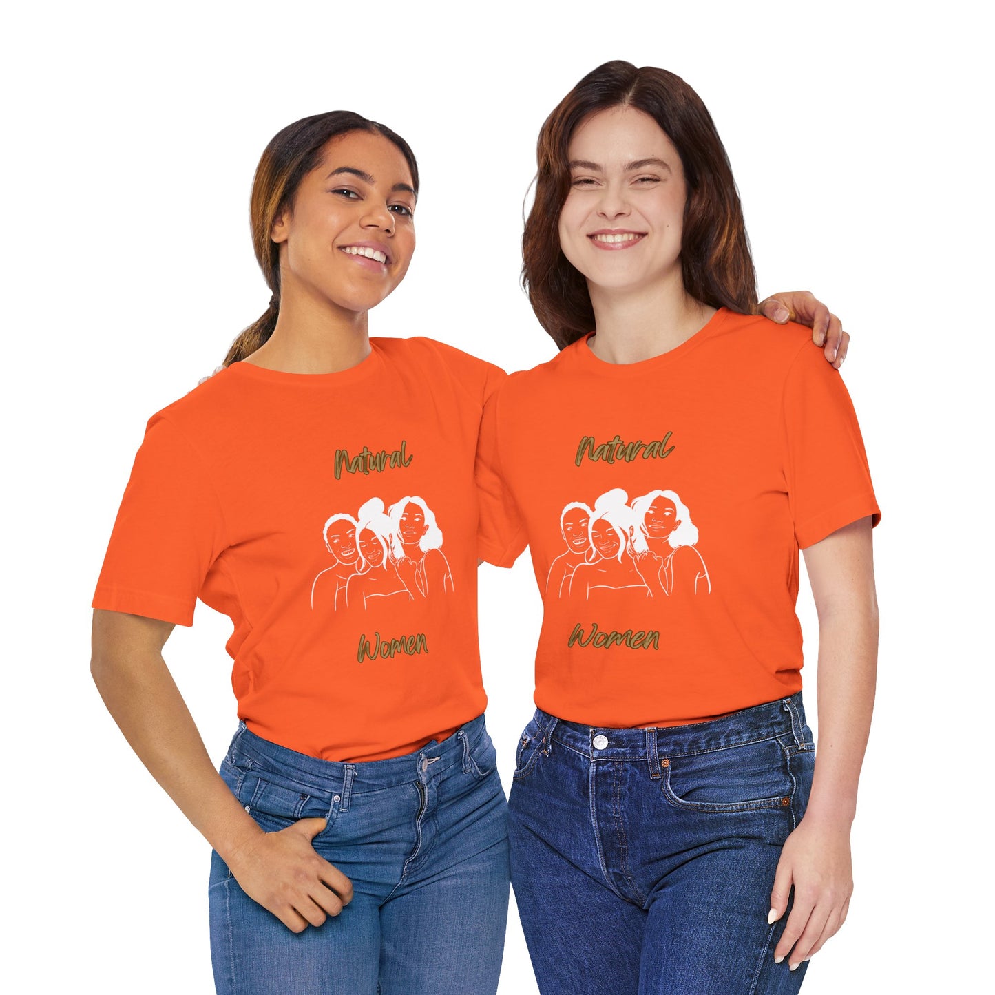 Natural Woman Laughing Friends (WL) Short Sleeve T-Shirt