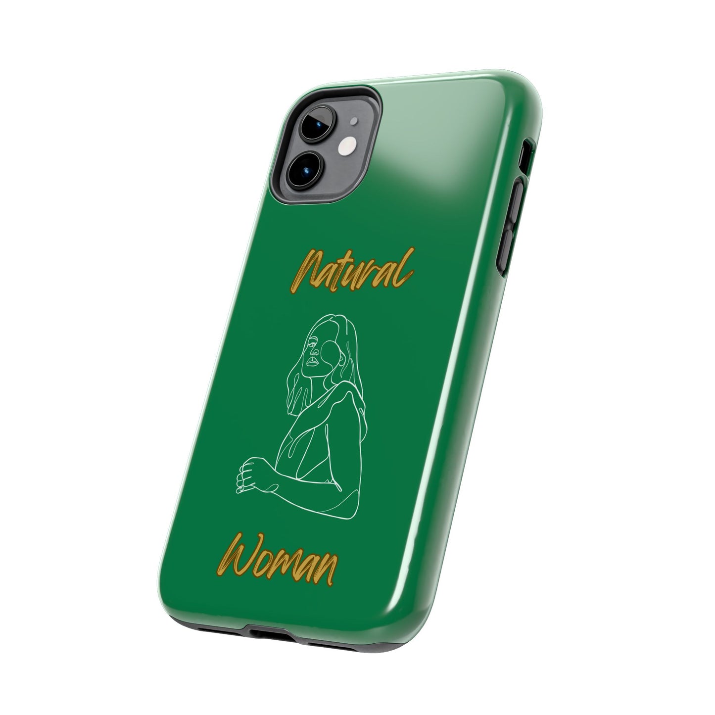 Natural Woman Care Free (WL)Tough Phone Cases DARK GREEN