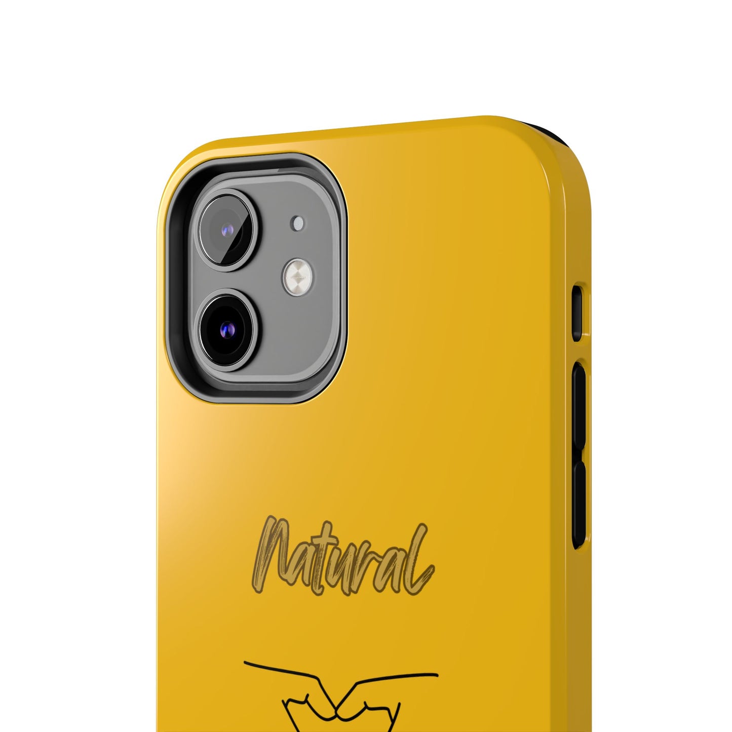 Natural Woman I Love You (BL)Tough Phone Cases YELLOW