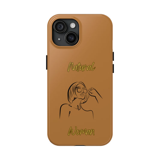 Natural Woman Bright Future (BL)Tough Phone Cases LIGHT BROWN