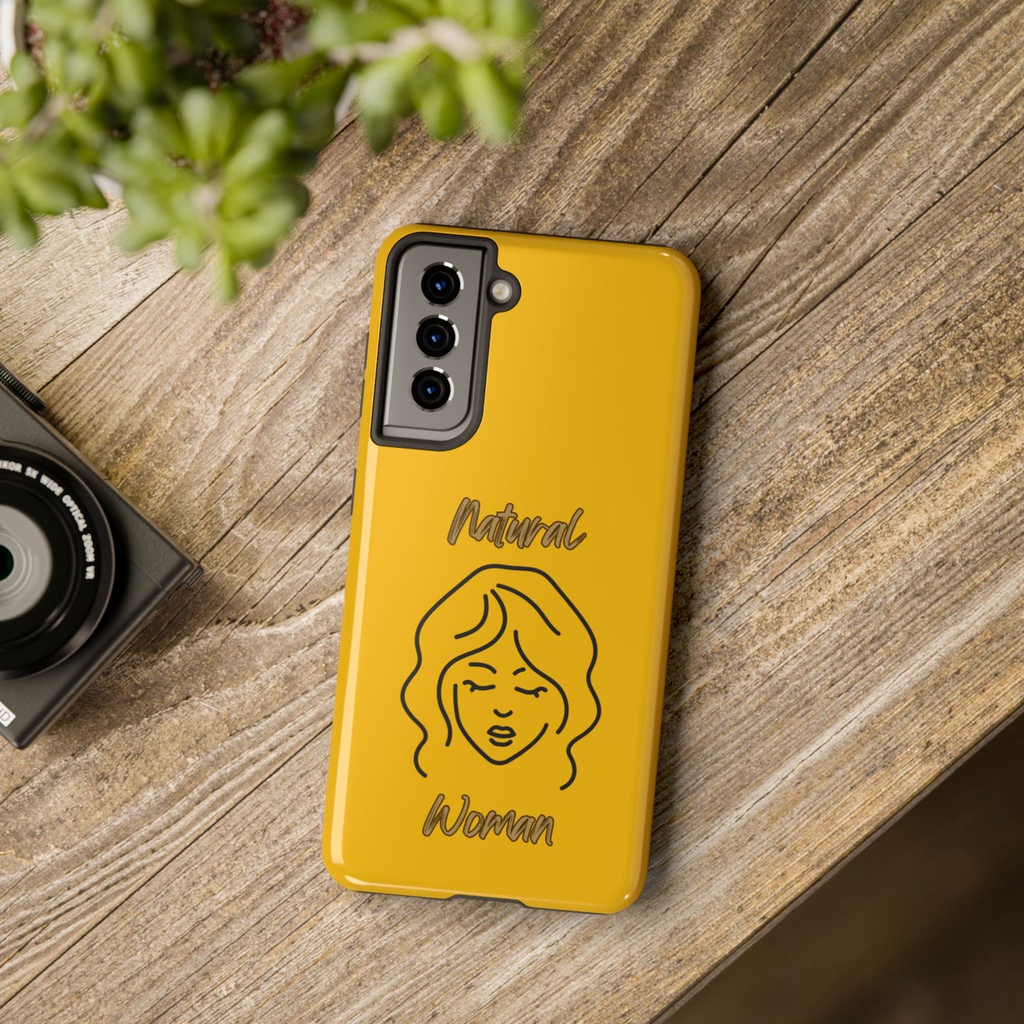 Natural Woman Modest (BL)Tough Phone Cases YELLOW