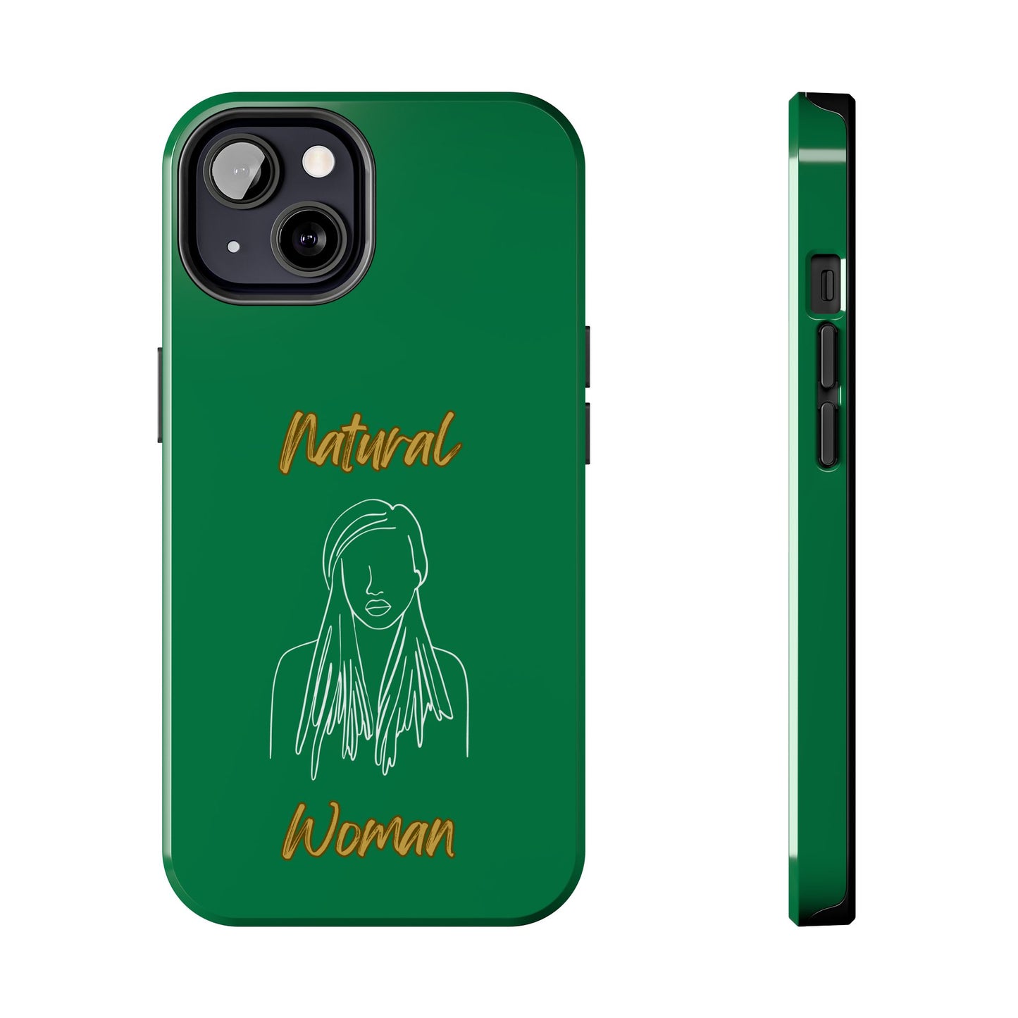 Natural Woman Content (WL)Tough Phone Cases DARK GREEN