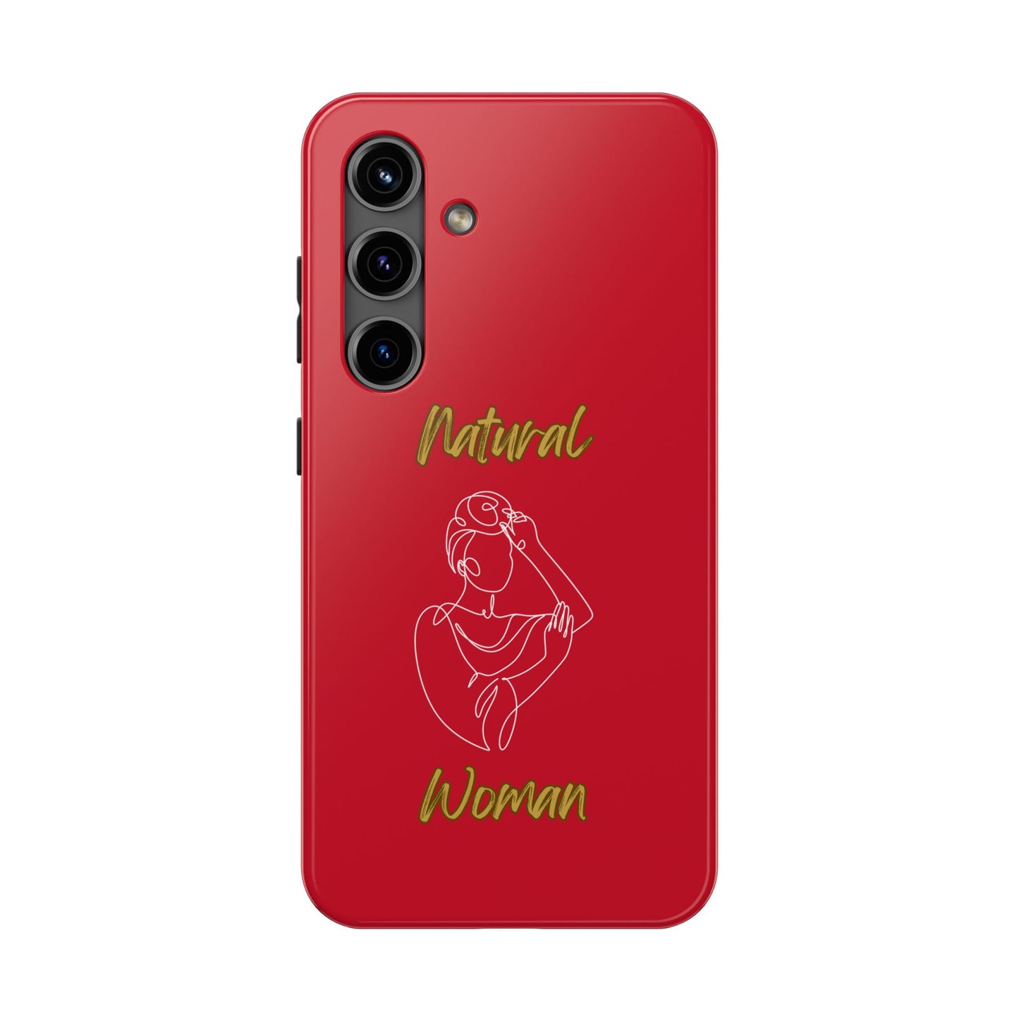 Natural Woman Style (WL)Tough Phone Cases DARK RED