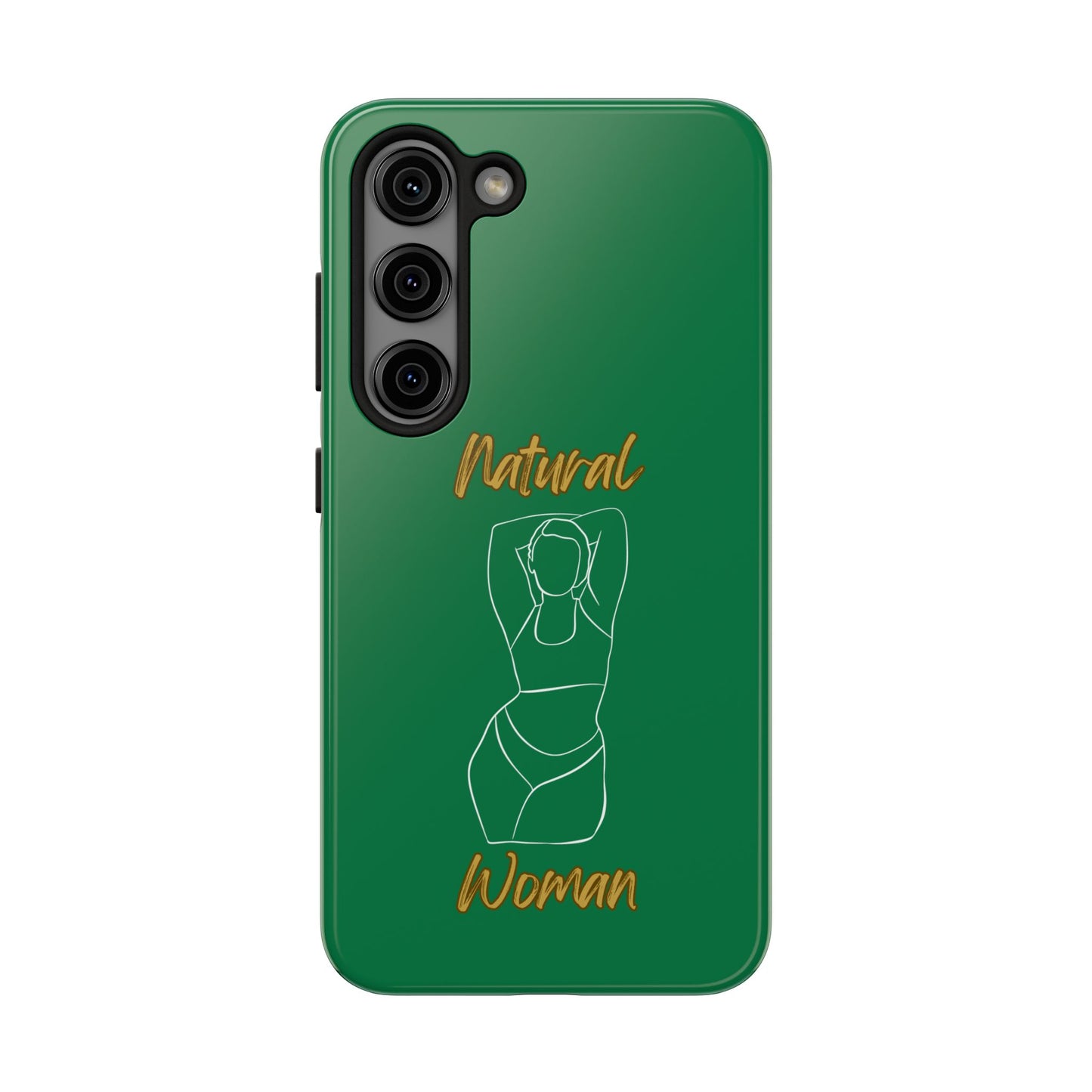 Natural Woman I Love Me (WL)Tough Phone Cases DARK GREEN