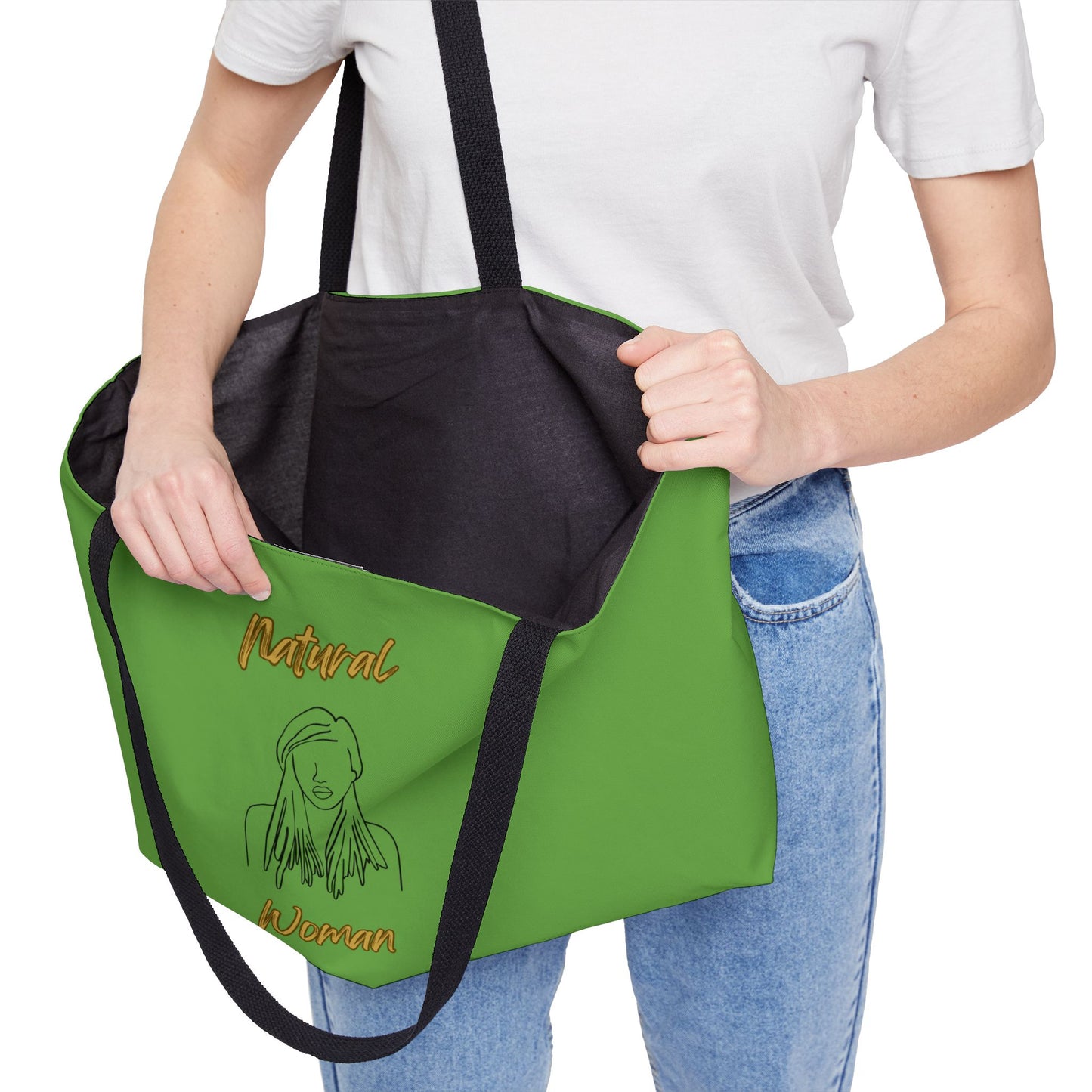 Natural Woman Content (BL) Weekender Tote Bag GREEN