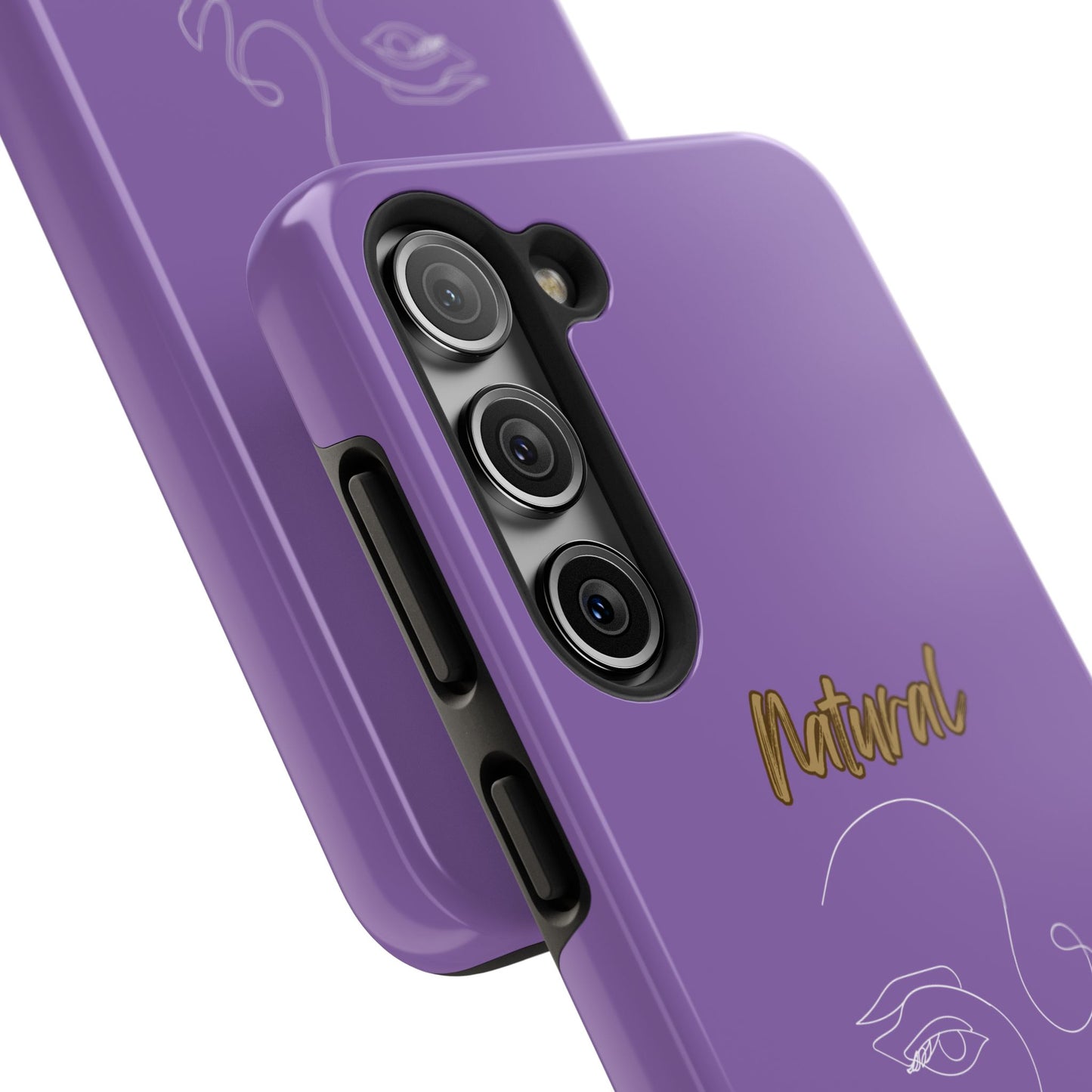Natural Woman Looking (WL)Tough Phone Cases LIGHT PURPLE