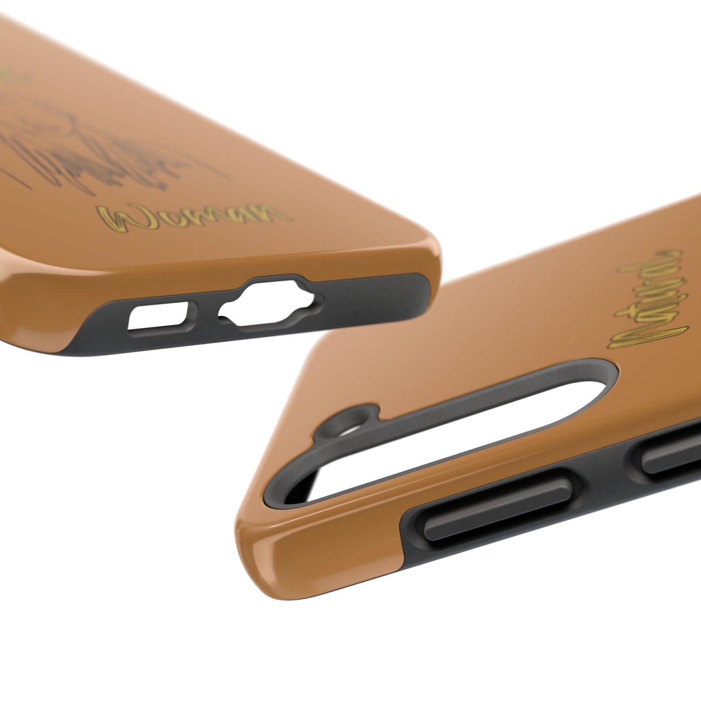 Natural Woman Content (BL)Tough Phone Cases LIGHT BROWN