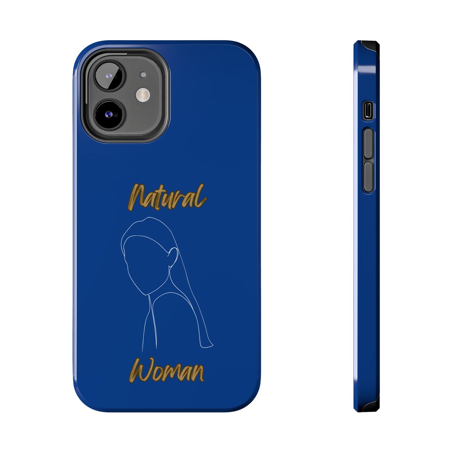 Natural Woman Tilted Look (WL) Tough Phone Cases DARK BLUE