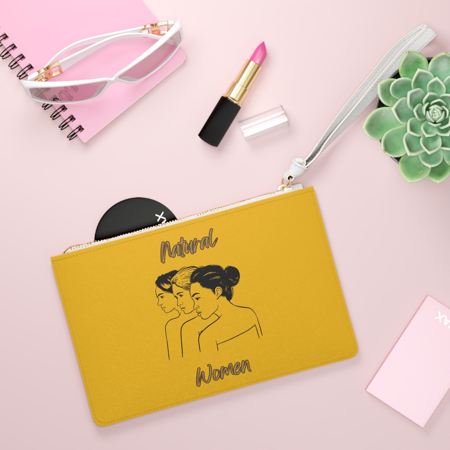 Natural Woman United Friends (BL) Clutch Bag YELLOW