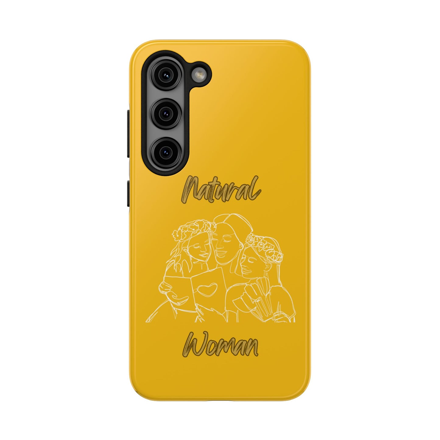 Natural Woman Me & My Girls (WL)Tough Phone Cases YELLOW
