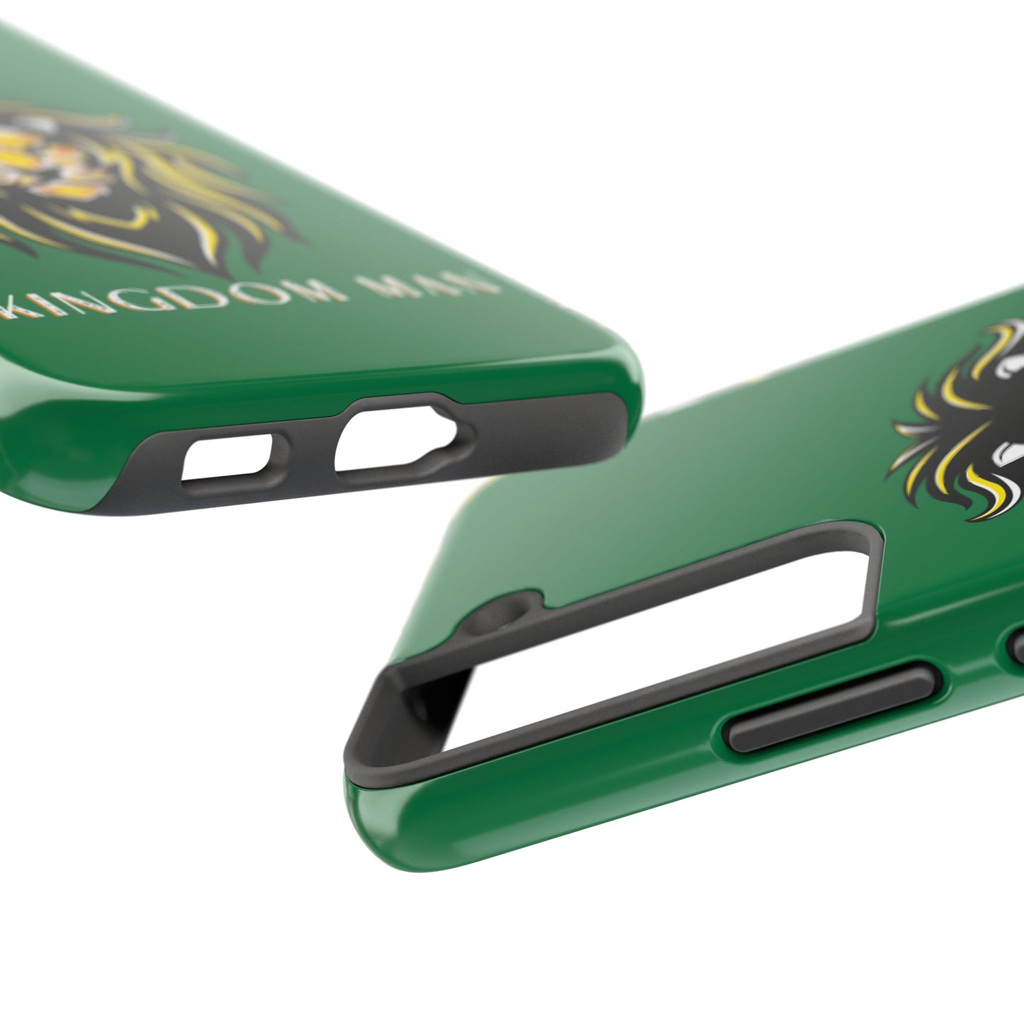 Kingdom Man (White-Gold Label) Tough Phone Case DARK GREEN