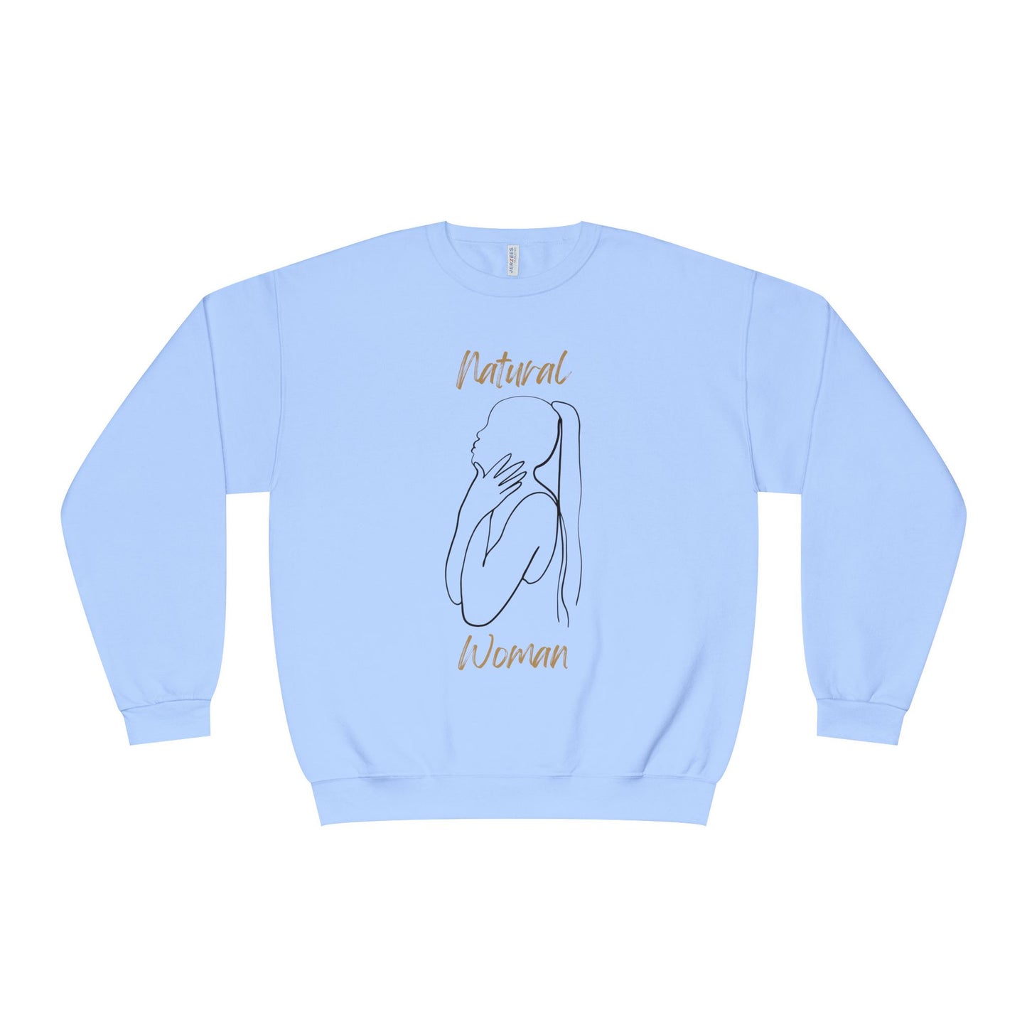 Natural Woman Ponytail (BL) Crewneck Sweatshirt