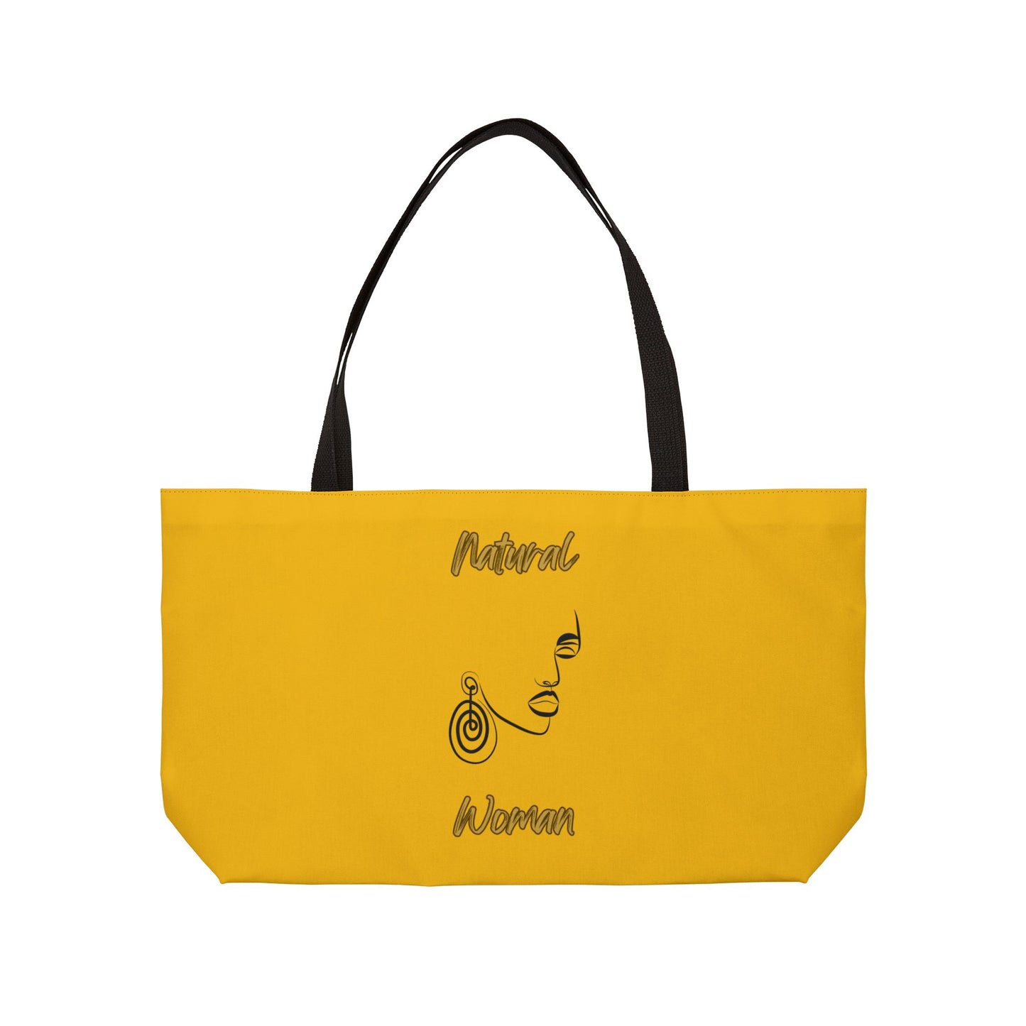 Natural Woman Music In My Soul (BL) Weekender Tote Bag YELLOW