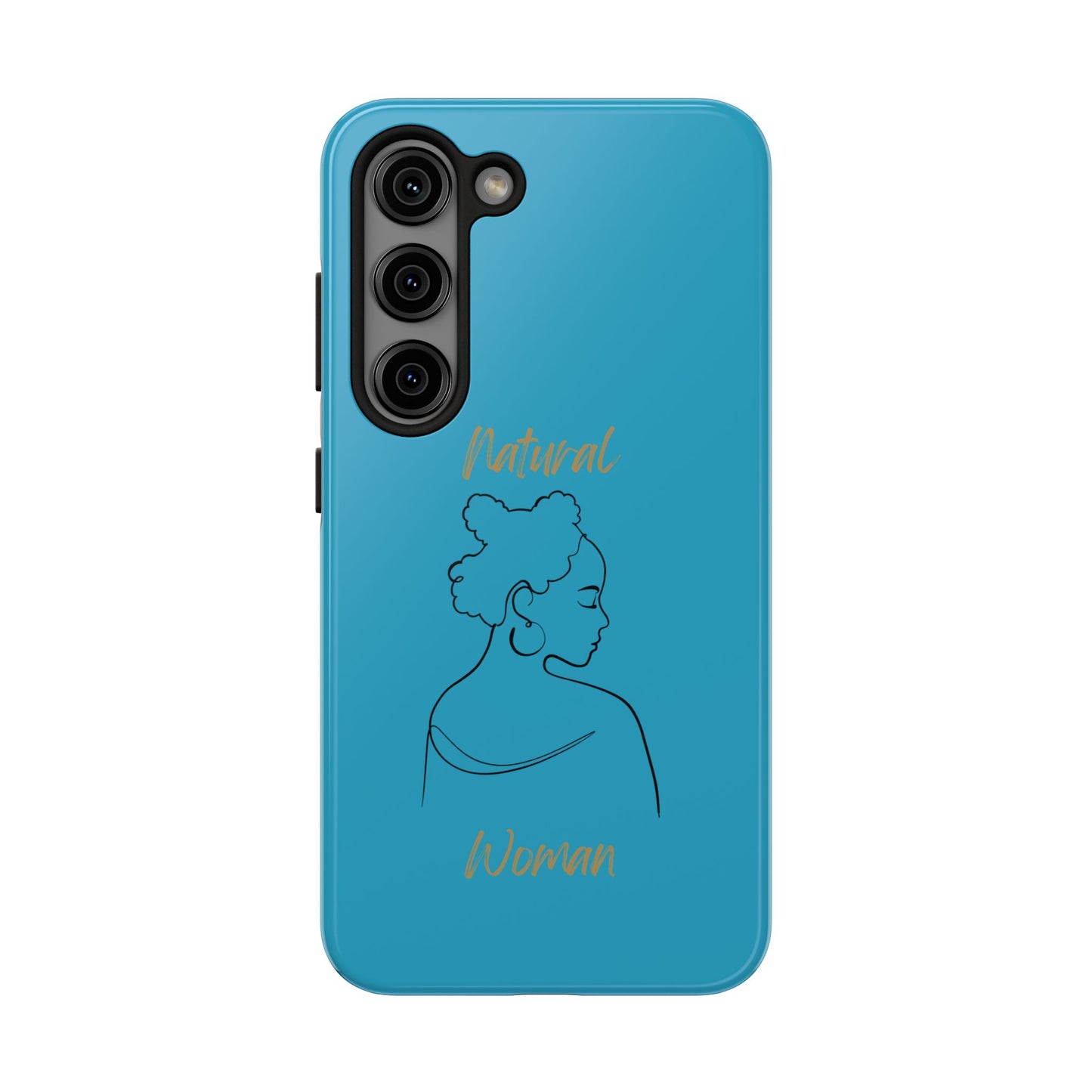 Natural Woman Twists (BL) Tough Phone Cases TURQUOISE