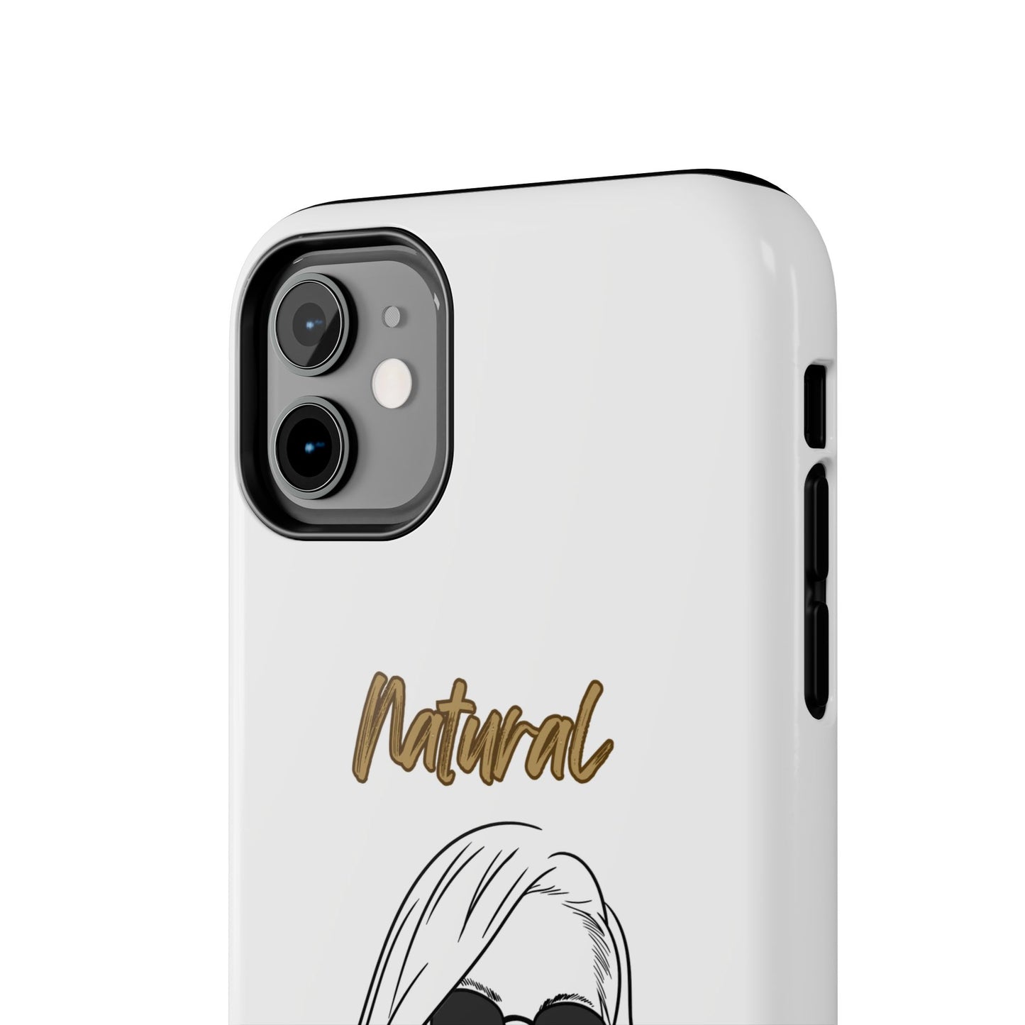 Natural Woman Shades (BL)Tough Phone Cases WHITE